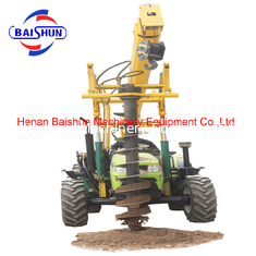 China Best selling Of Pit Hydraulic Digging Electric Pole Machine supplier