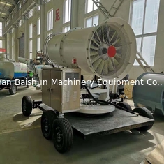 China Trolley mounted fog cannon waste water evaporation system with pump for environmental protection supplier