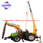 Leading pole erection machine & hole digger machine for Kenya market