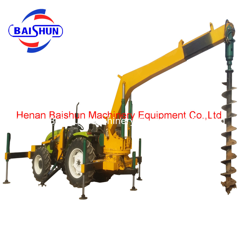 Truck Mounted Crane Pole Auger Piling Rig/Piling Machine