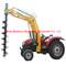 Custom tractor mounted post hole digger machine for telegraph pole installation supplier