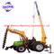 Electric Pole Installation Machine With Solar Pit Digger Spiral Earth Auger Hole Drilling Piling Machine supplier