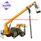 Earth Auger Drill Truck Crane Hole Drill Earth Auger Bore Pile Machine supplier