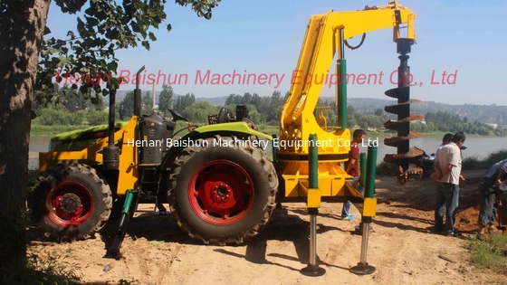 Pole Erection Machine With Tree Planting Digging Machines Hole Machine Earth Digger