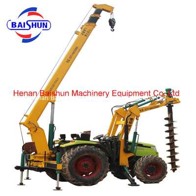 China manufacturer hydraulic post hole digger tractor drill machine