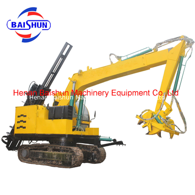 High Performance Hydraulic pole master electric pole erecting crane & digging hole machine