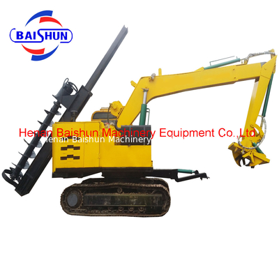 BS-850 Pole Digging Machine Auger Engineering Drilling Machine