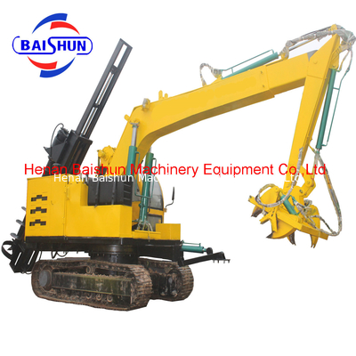 Hot Sales Pole Erection Borehole Drilling Screw Piles Machine Price