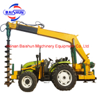 Top supplier pole erection machine digger for plantation