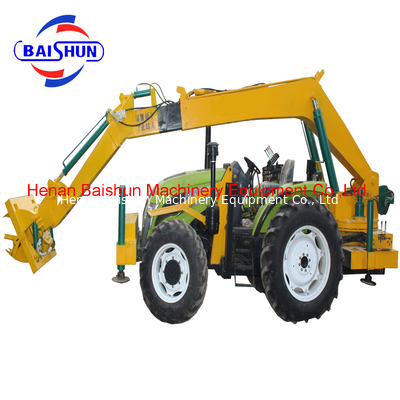 Electrical Installing Trenching Screw Piles Piling Machine Pole Erection Machine