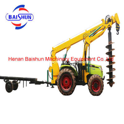 Best selling post hole digger with pole lifter machine