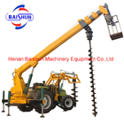 Tractor Mounted Briadge Pier Screw Piling Equipment Earth Auger Machine