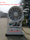 Automatic rotation cleaning air blower spraying machinery water mist fog cannon