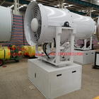 Trolley mounted fog cannon waste water evaporation system with pump for environmental protection