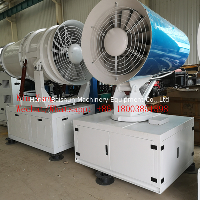 Vehicular water fog cannon fogger spray machine for dust suppression