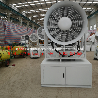 Vehicular water fog cannon fogger spray machine for dust suppression