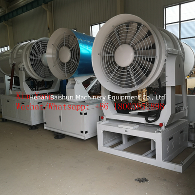 Vehicular water fog cannon fogger spray machine for dust suppression