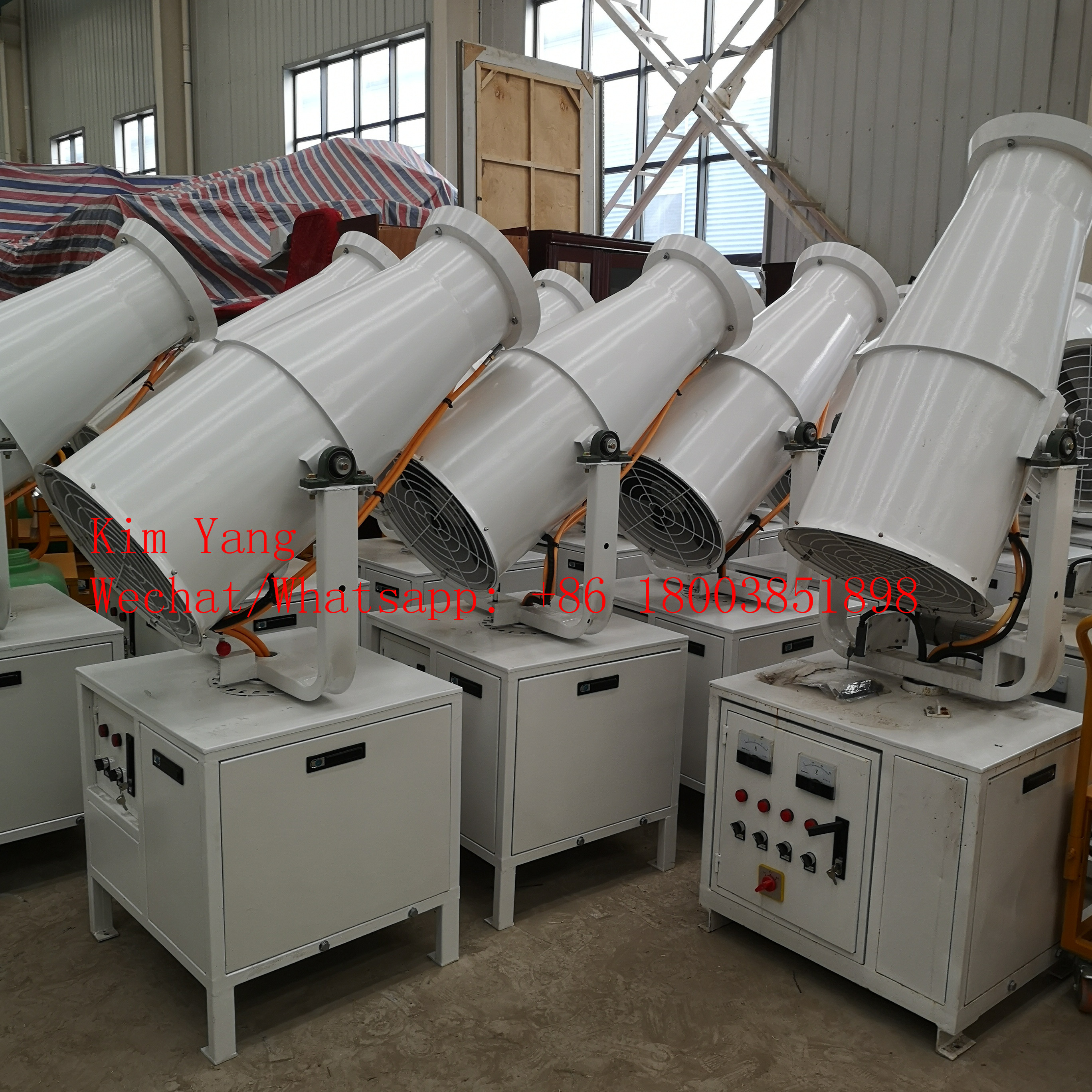 Dust Spray Machine Factory supply 60 meters spray range fog cannon sprayer machine for ...